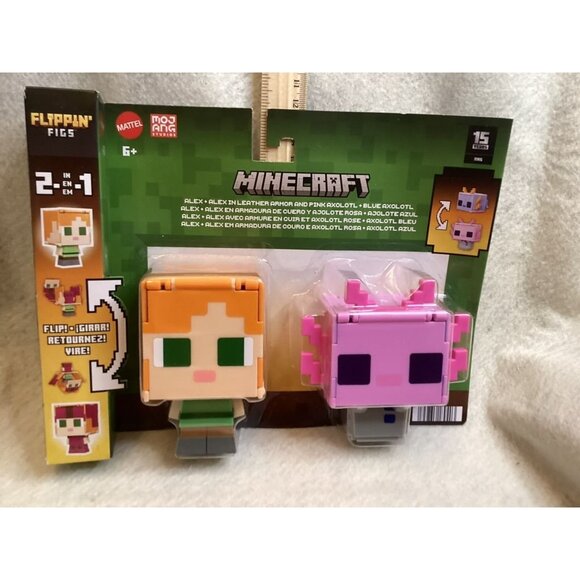 Minecraft Flippin Figs 2-In-1 Figure Set - Picture 2 of 3
